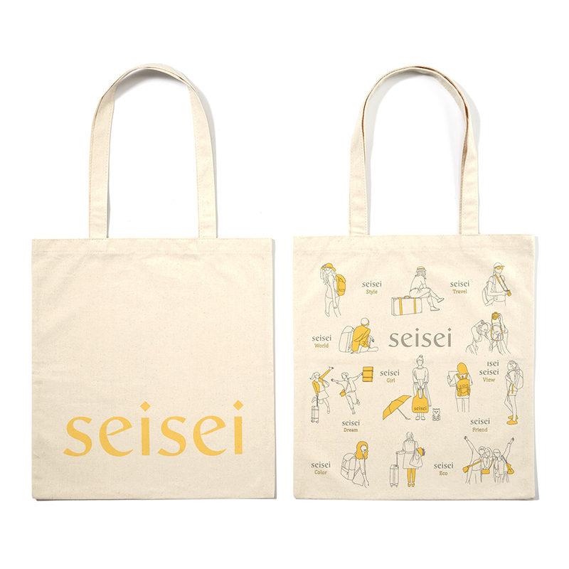 【seisei】Canvas shoulder tote, , large