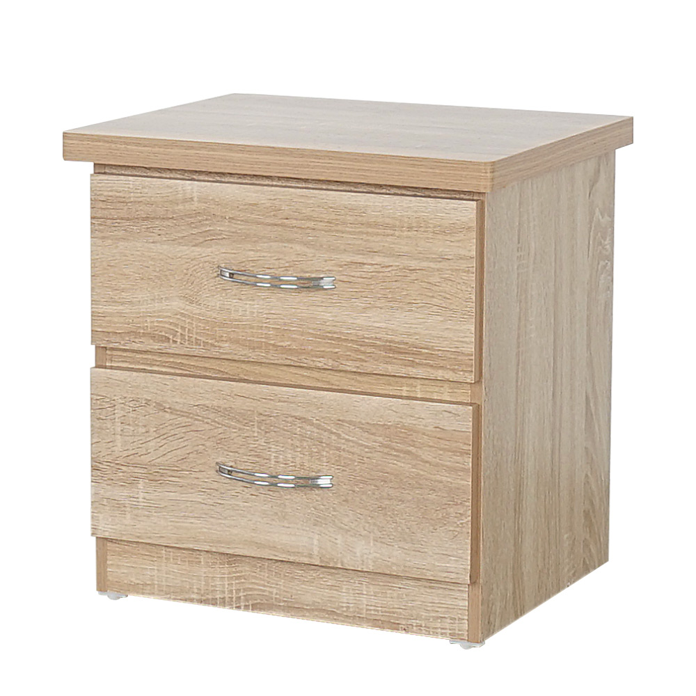 【Homelike】喜家居二抽床頭櫃(梧桐色)(1147)