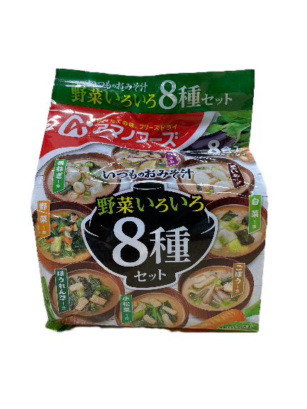 天野即食味噌湯8種蔬菜味, , large