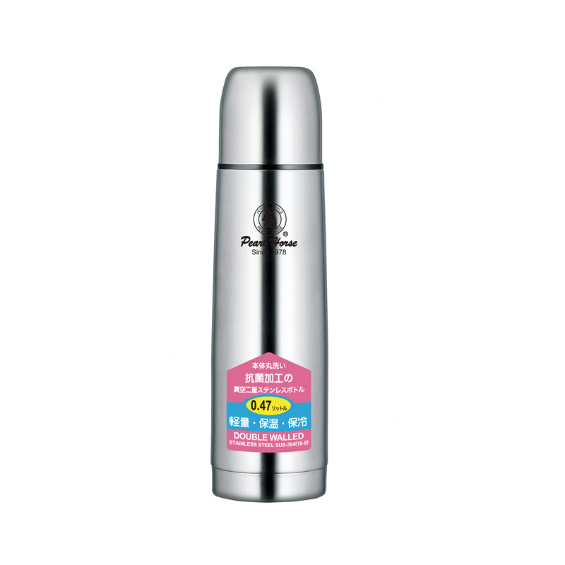 【寶馬牌】附套紅標保溫水瓶 470ml｜SHW-A-470, , large
