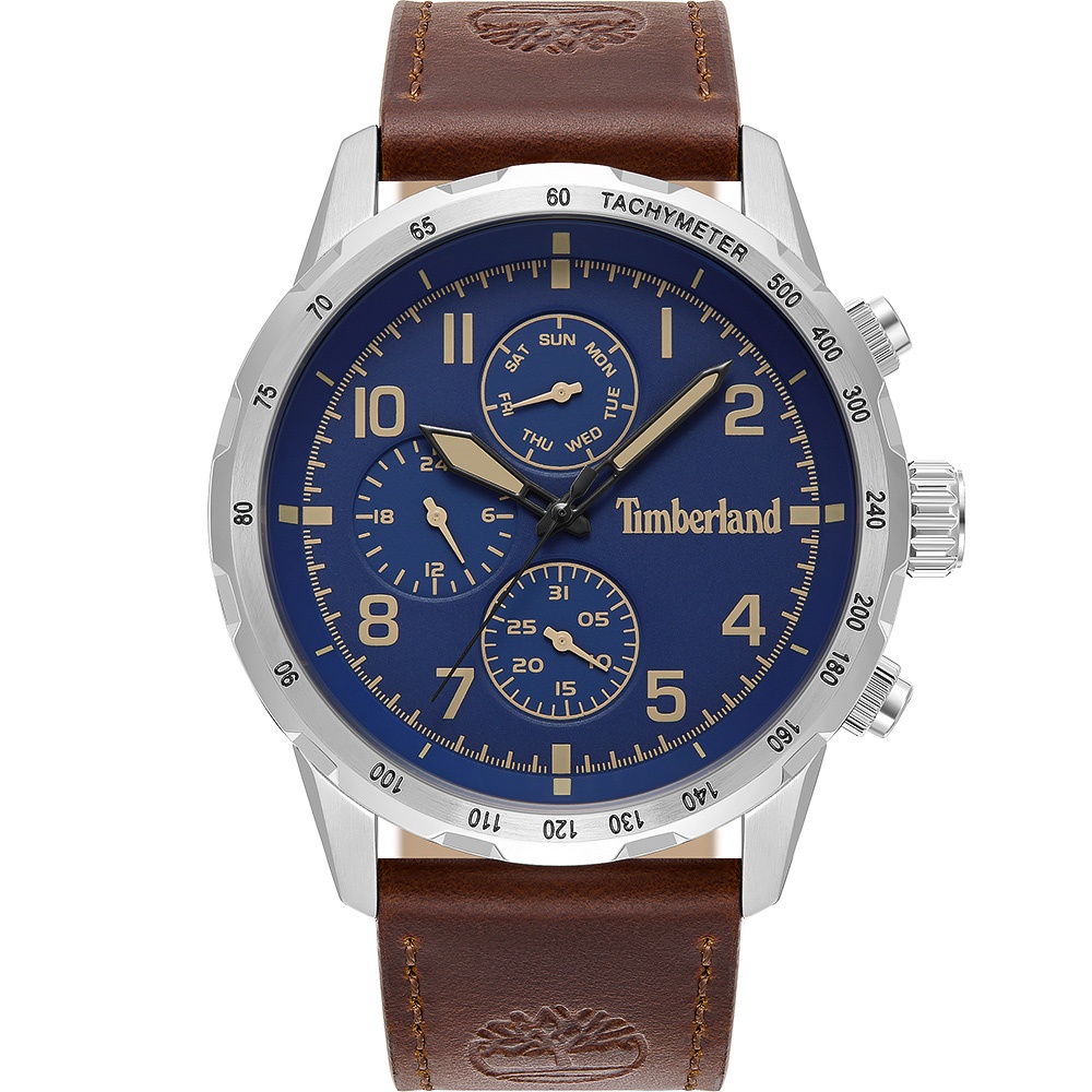 Timberland 天柏嵐 CAMPTON系列 三眼多功能手錶-藍 TDWGF0055401, , large