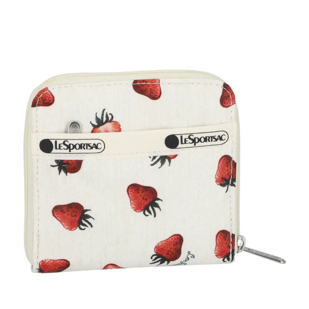 |快速出貨|Lesportsac Compact Zip Wallet 極簡輕薄錢包 送禮推薦-莓果輕舞, , large