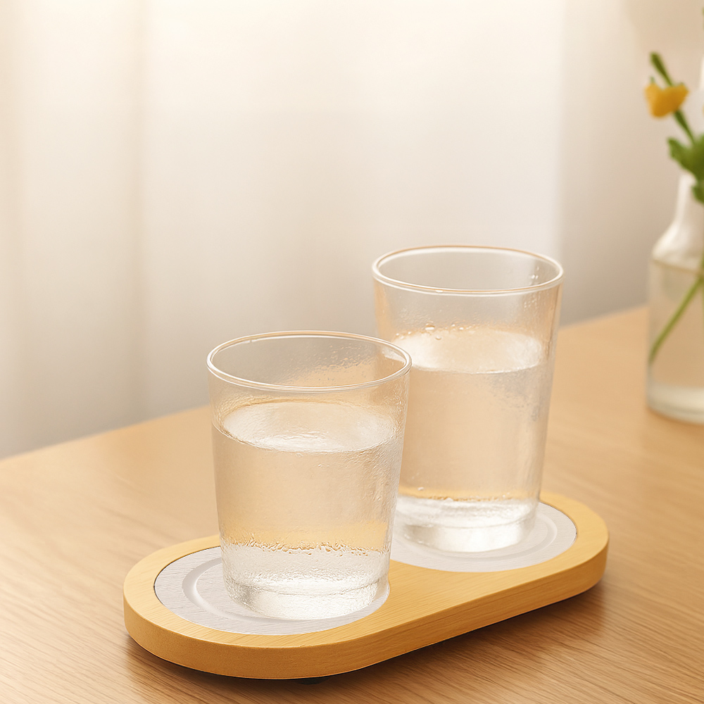 【上手家居】雙杯座硅藻土吸水墊 白色(吸水杯墊/珪藻土杯墊/硅藻土杯墊/珪藻土), , large