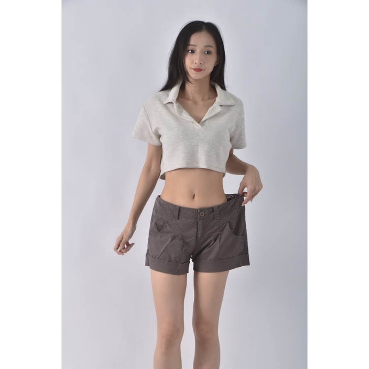 (XL) a la sha高腰澎澎棕色短褲二手衣, , large