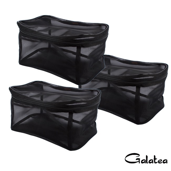 【Galatea葛拉蒂】可透視萬用收納網格袋(大）3入組, , large