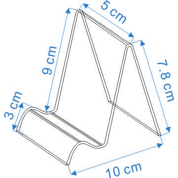 徠福 Life 波浪展示架(NO.1249)