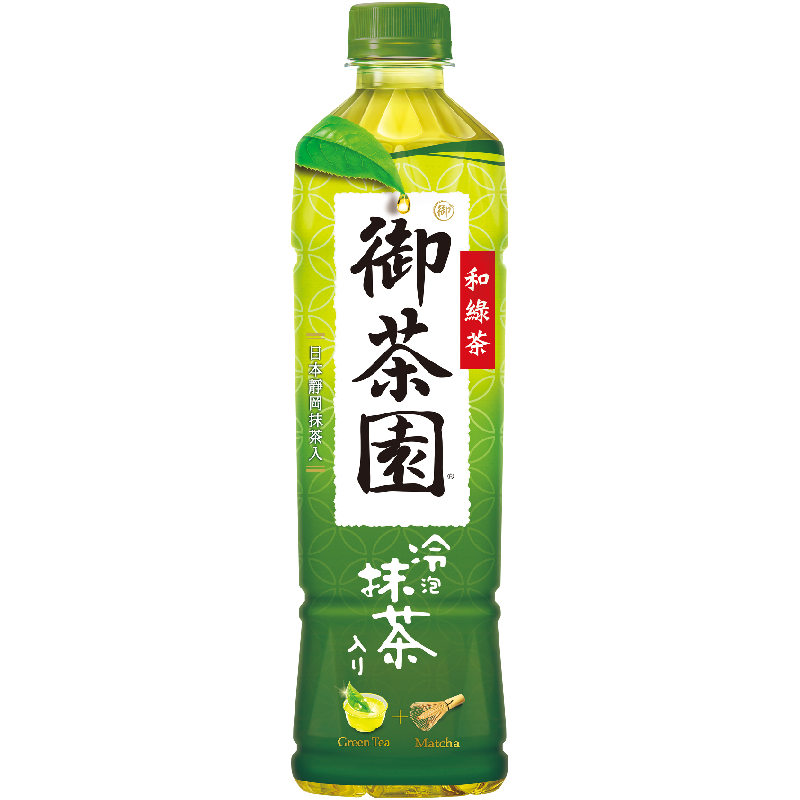御茶園 和綠茶抹茶入(無糖) 550ml, , large