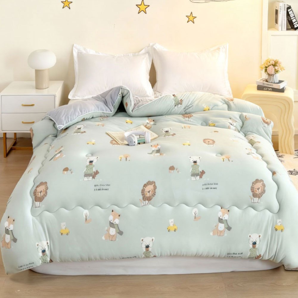 火山絨針織厚棉被(多色任選/ 雙人180x210cm /棉被/冬被), , large