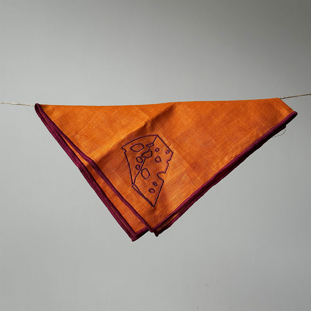 Embroidered Napkins-Cheese, , large