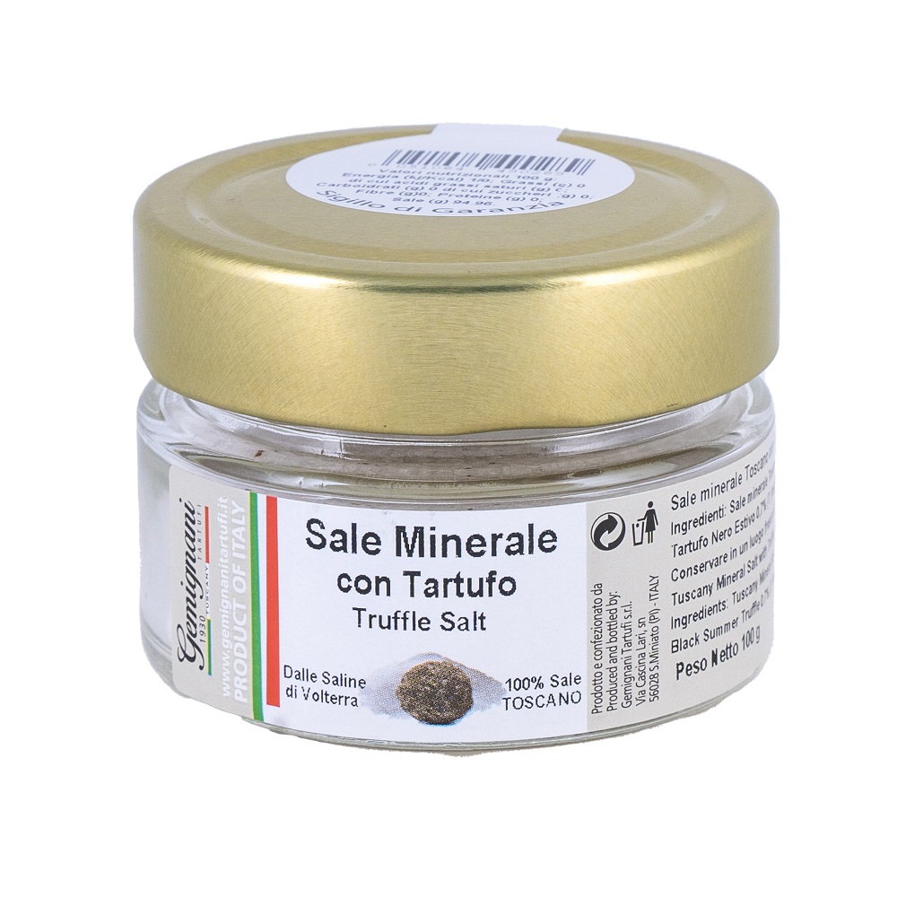 gemignani mineral salt wth black truffle