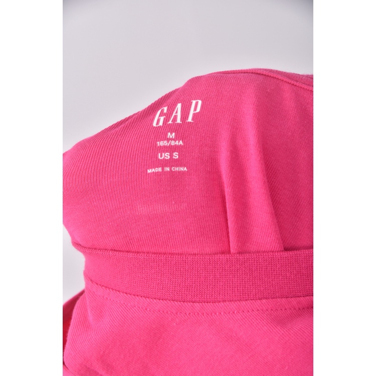(S) gap挖肩粉色短袖上衣二手衣, , large