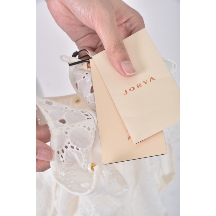 (S) jorya質感兩件式白色洋裝二手衣, , large