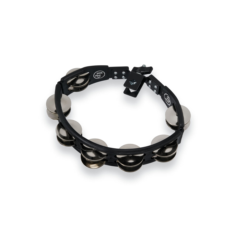 LP LP-160 塑膠黑色可夾10'' 雙排鈴鼓【敦煌樂器】, , large