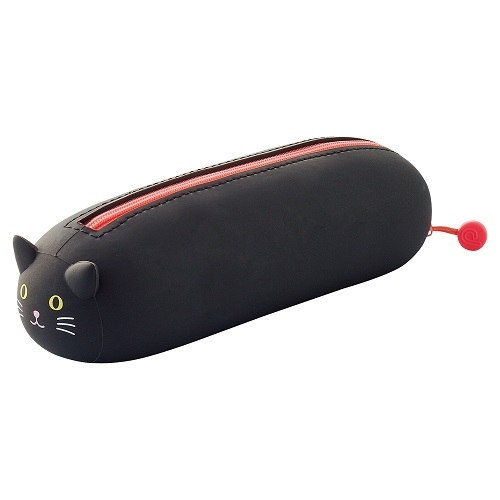 日本LIHIT A-7781 矽膠橫式筆筒/鉛筆盒(多款)海豹, , large