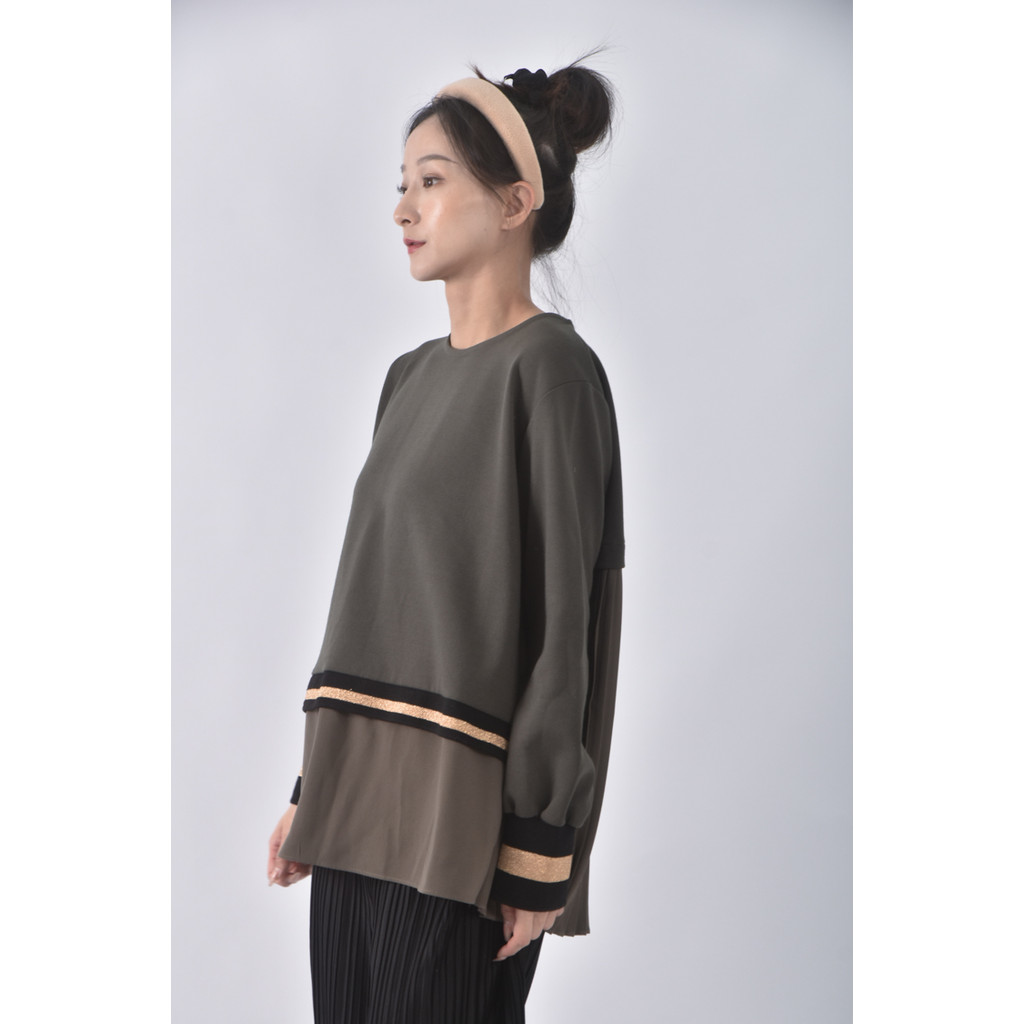 (XL) superior quality綠色長袖上衣二手衣, , large