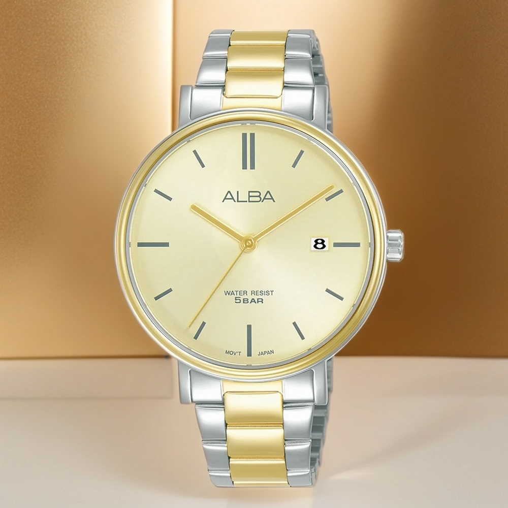 ALBA 雅柏 都會時尚大三針女錶-36mm AG8N98X1/VJ32-X342G, , large
