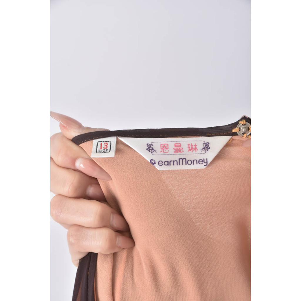 (L) earnmoney水鑽黑色洋裝二手衣, , large