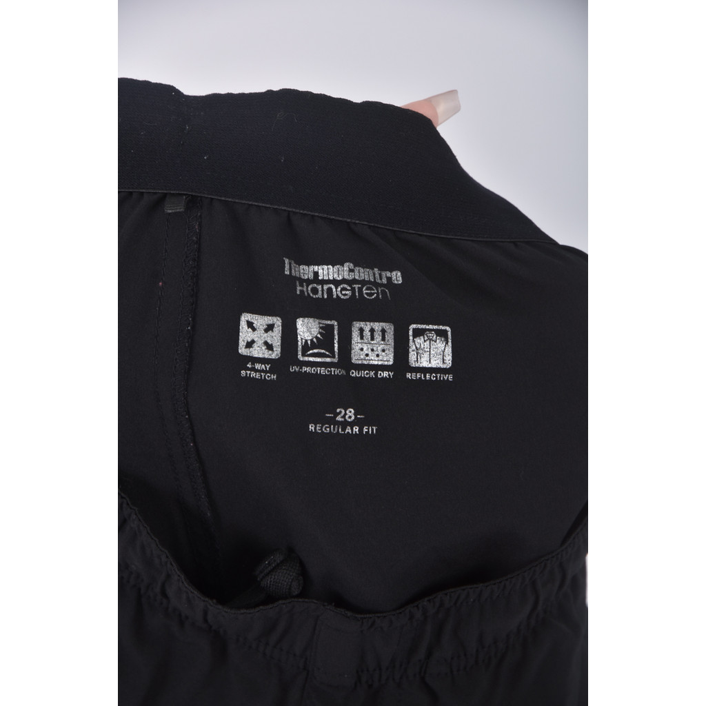 (XL) hang ten黑色長褲二手衣, , large