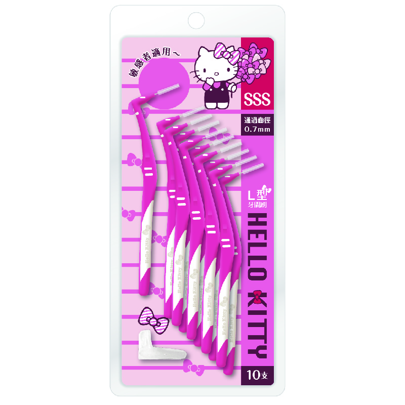 L-Type Interdental brush 4S (Passes through a diameter of 0.7mm) 