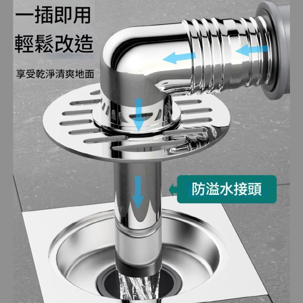 Overflow-proof tee [Elbow type], , large