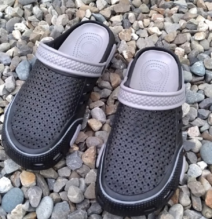 [e shoe store] Gardener shoes/Bush shoes/Croco shoes/Waterproof slippers for men Black 28CM, , large