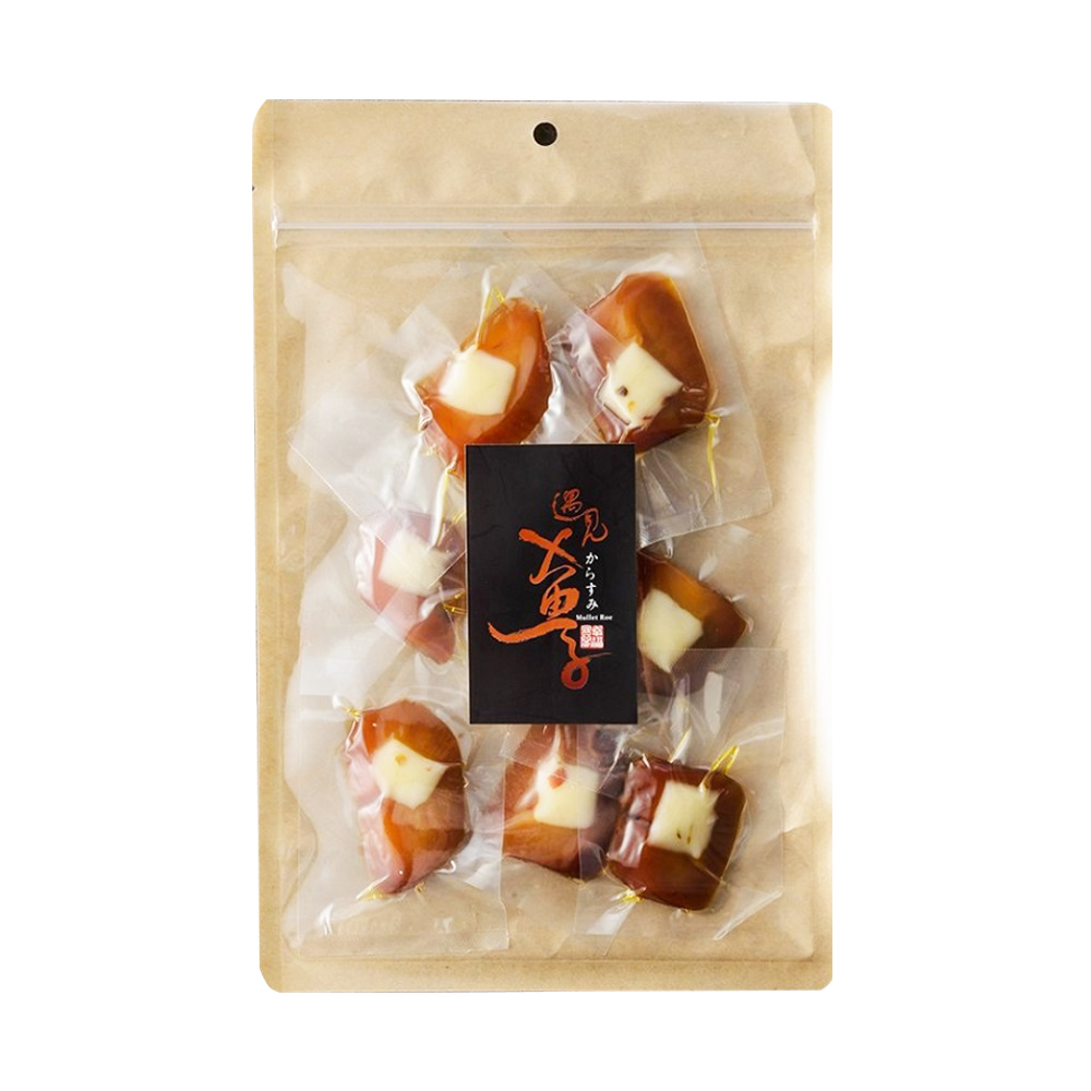 【ThinkFoods】Eat Cheese Mullet Roe in One Bite, , large