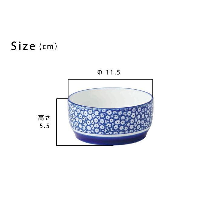 blue floral soup bowl, , large