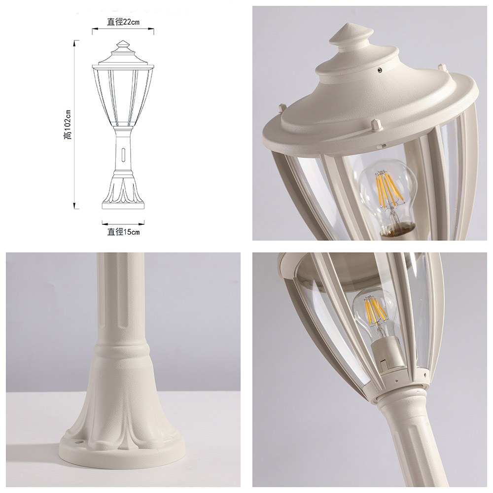 【卡米達】E27草坪步道燈(CA1030F75WH), , large