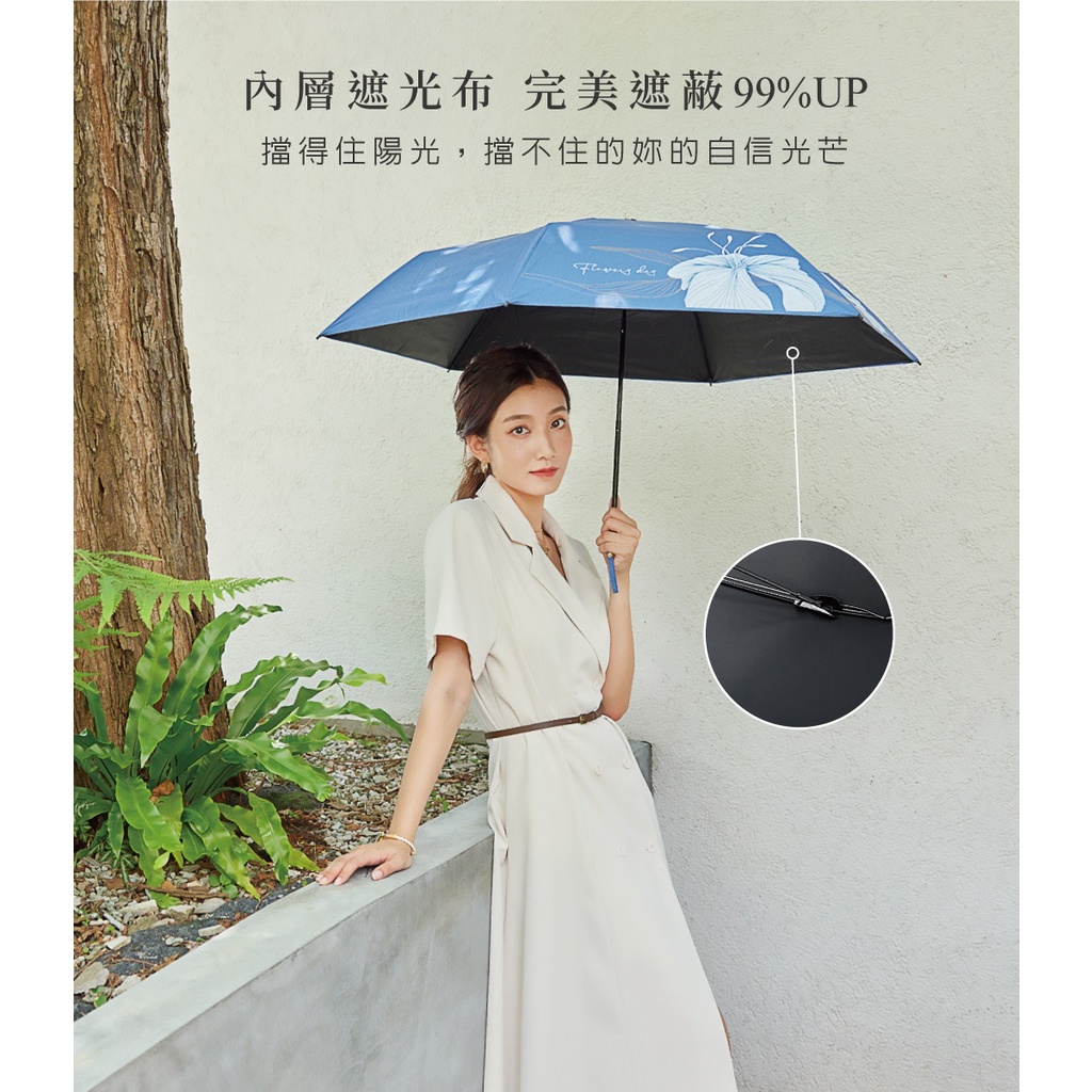 【周周生活】雨傘 現貨 傘 折疊傘 遮陽傘 陽傘 渲染花樣 摺疊傘 折疊雨傘 晴雨傘 輕量雨傘 日本雨傘 快速出貨, , large