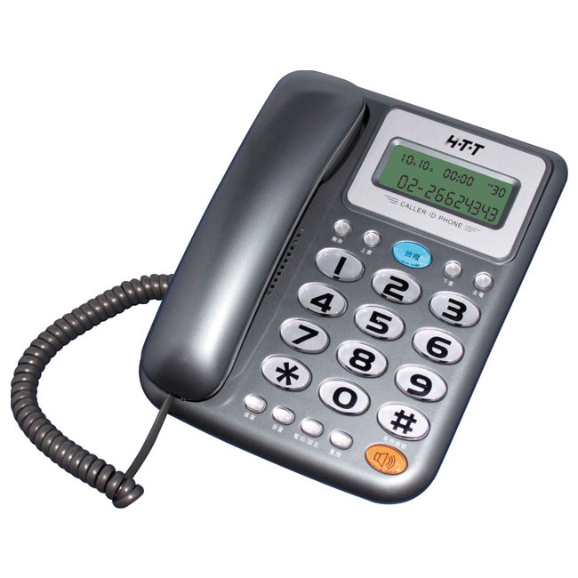 HTT 來電顯示有線電話 HTT-F505, , large