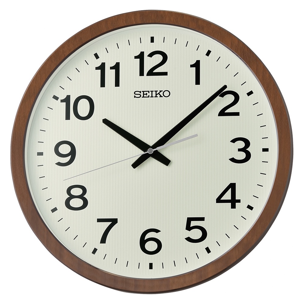 SEIKO 精工 全面夜光 滑動式秒針靜音掛鐘 時鐘 QXA799B, , large