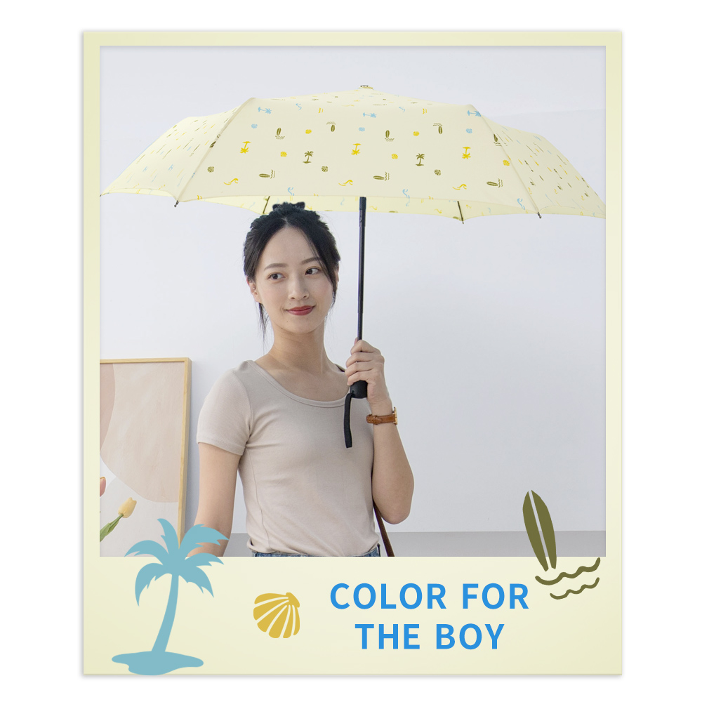 Tri-Fold Compact Automatic UV Protection Umbrella, , large