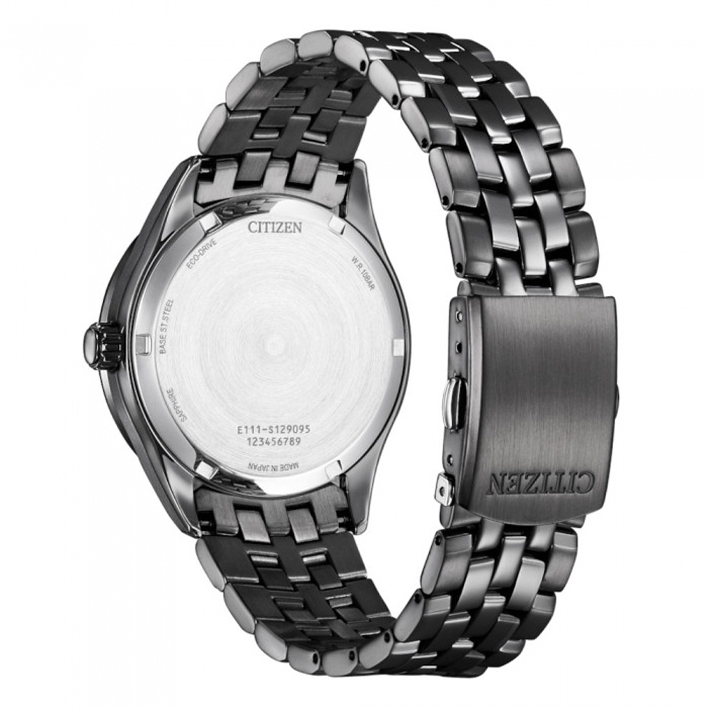 CITIZEN 星辰 光動能城市手錶-黑 BM7565-80E, , large