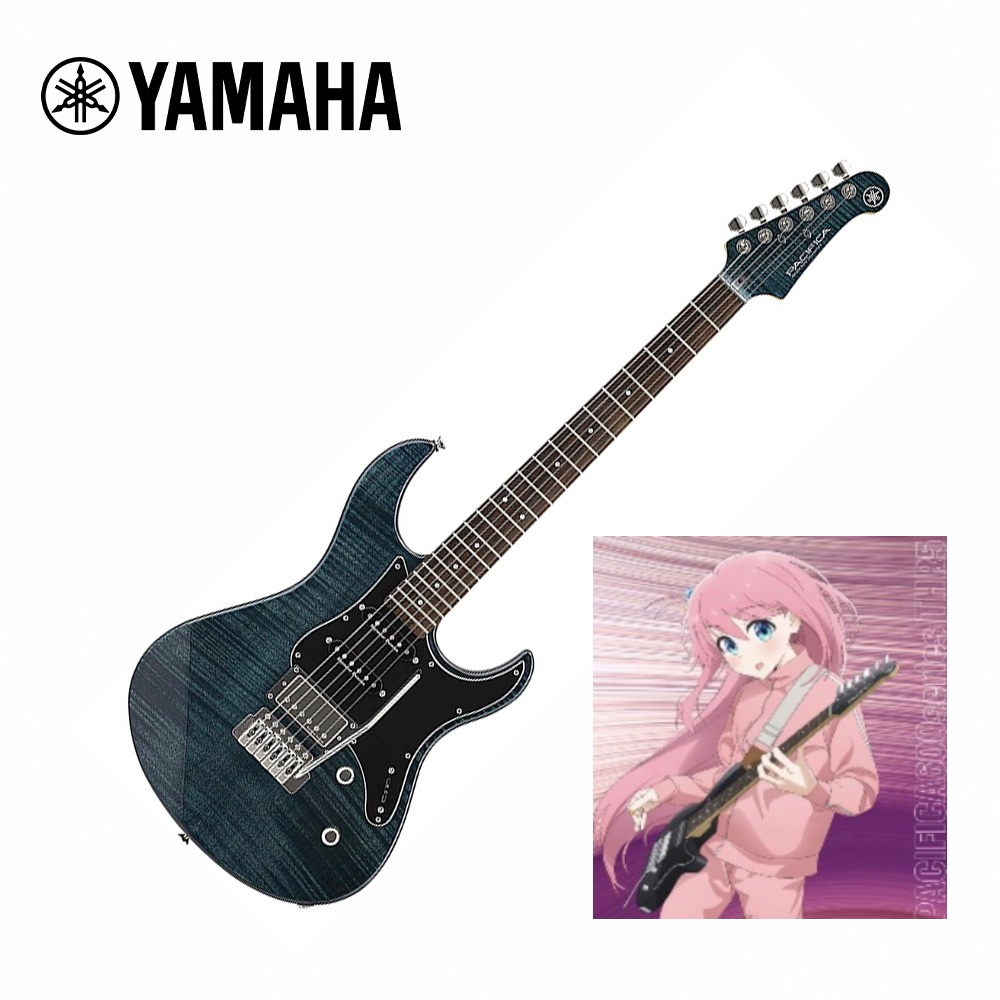 YAMAHA PAC612VIIFM IDB 孤獨搖滾同款 後藤一里 小孤獨 電吉他 藍綠色【敦煌樂器】