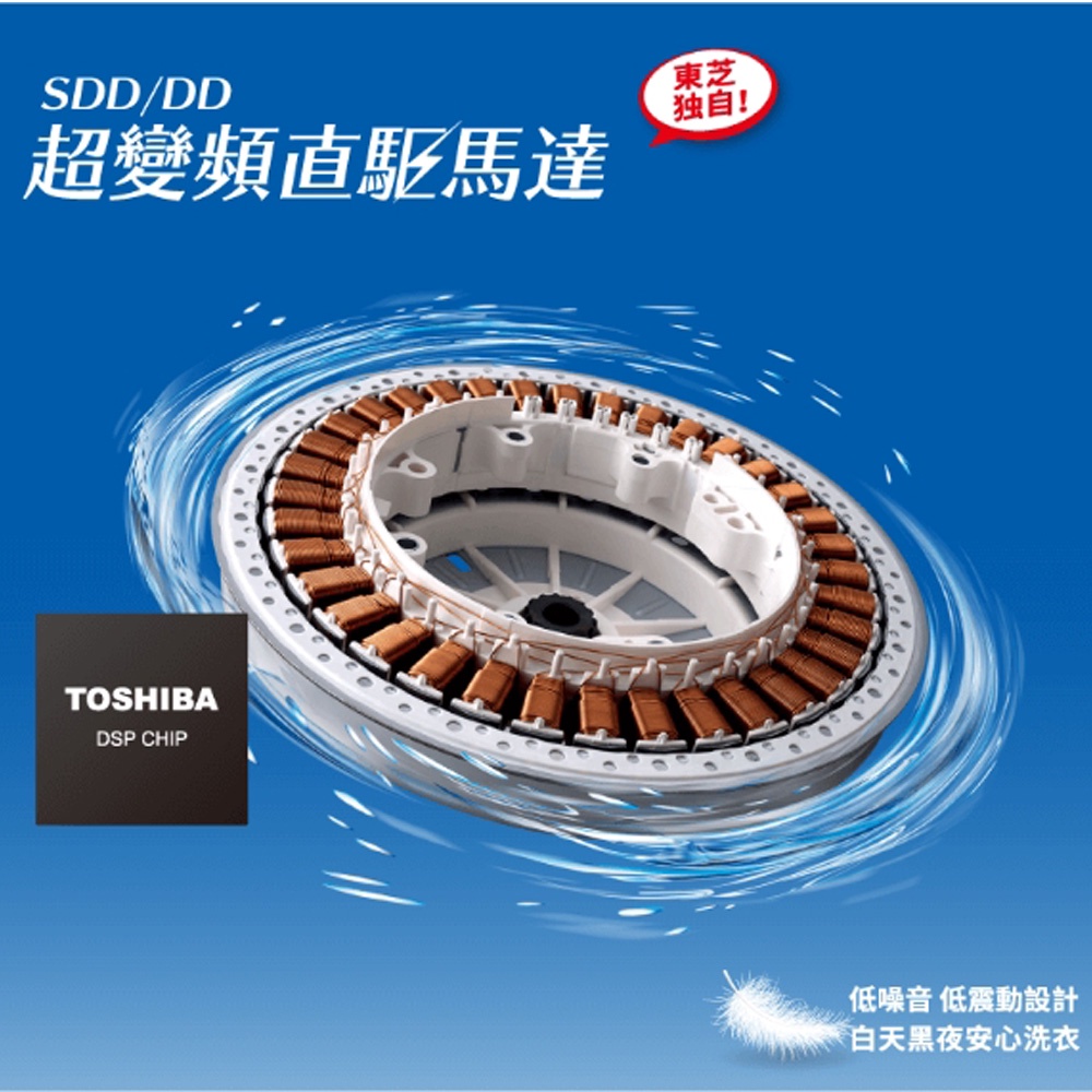 TOSHIBA 東芝15KG超微奈米泡泡 X 晶鑽鍍膜洗衣機AW-DMUK15WAG, , large