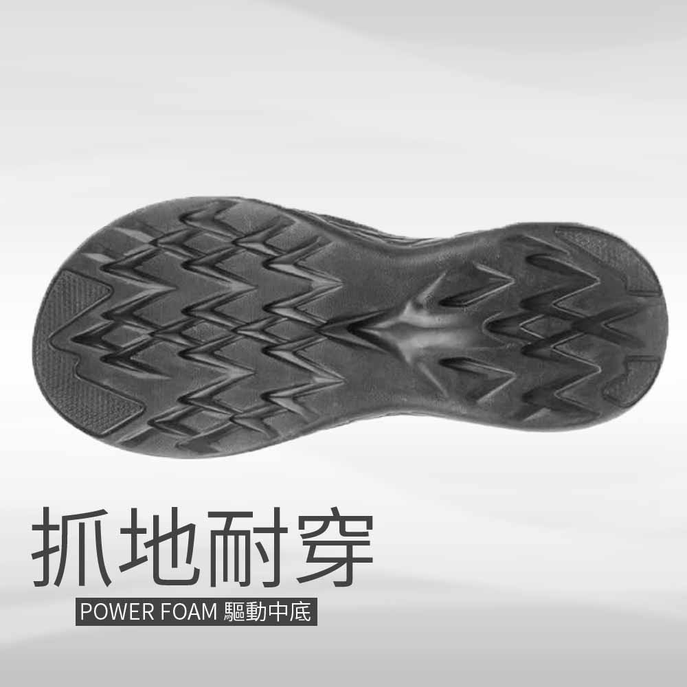 DIADORA迪亞多那 紓壓彈力拖鞋 休閒 逛街 運動 魔鬼氈 好穿 耐穿 排水 舒壓 回彈 緩震 Q彈 舒適 厚底 黑, , large