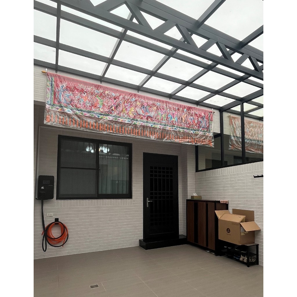 八仙彩路關旗 鋁合金可拆式橫桿總長度420公分~210公分可以自己調整使用, , large