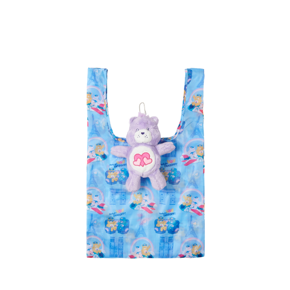 Care Bears shopping bag-purple, , large