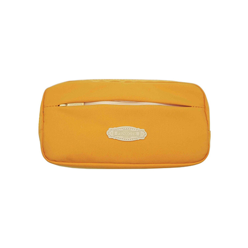【PENROTE 筆樂】雙層復古筆袋 黃, , large