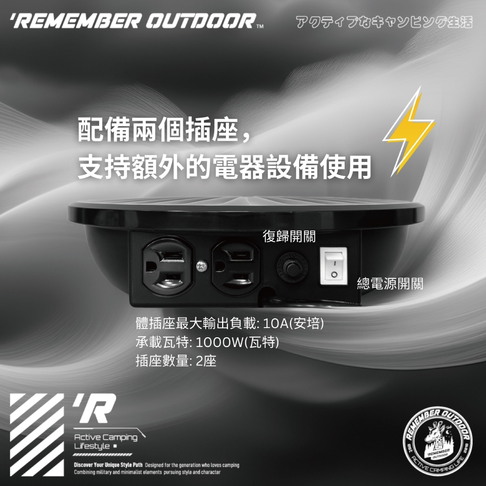 [樂施達]樂活不露 黑水鬼迴轉盤 渦輪扇轉盤 露營 戶外, , large