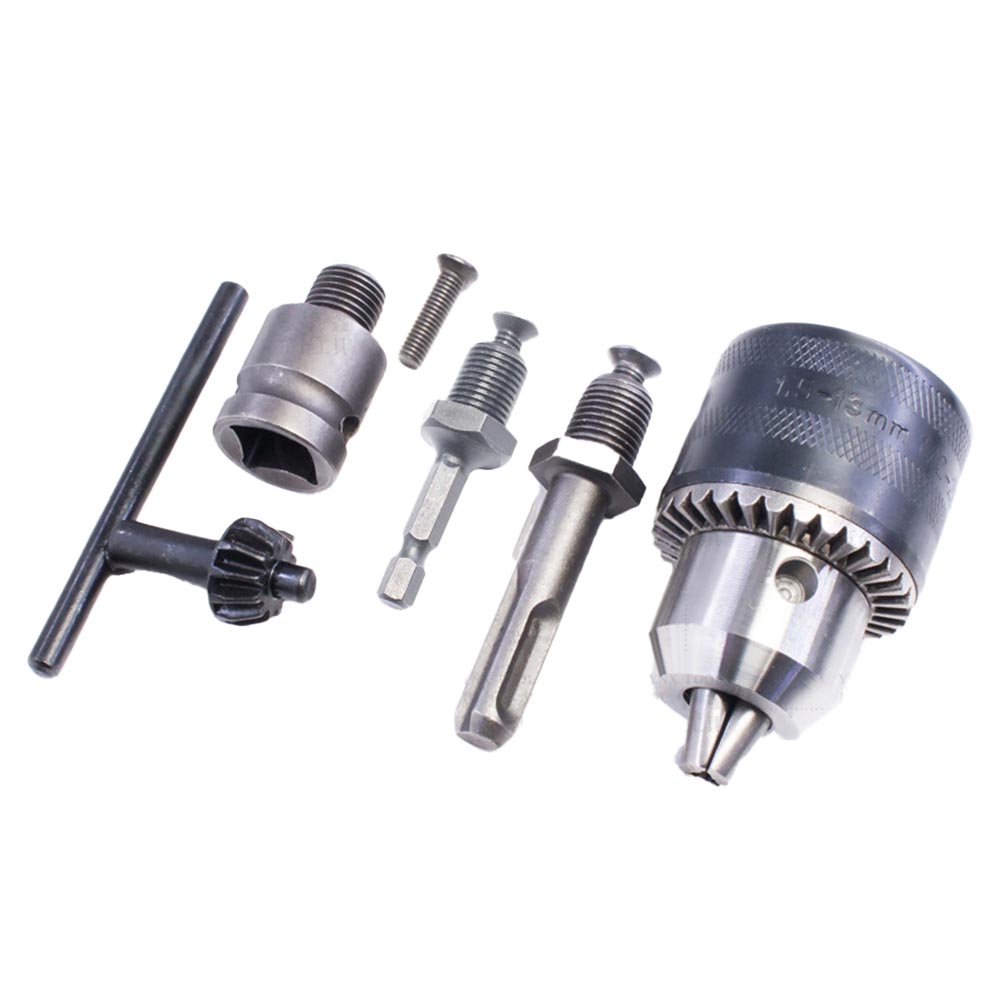 電鑽夾頭1.5-13mm帶牙夾頭1/2-6pcs, , large