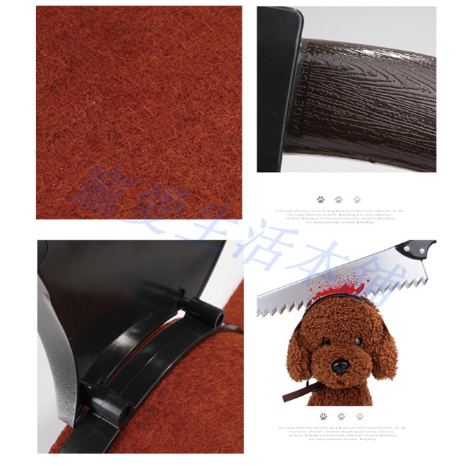 【寵愛生活本舖】寵物萬聖節搞怪頭飾 變裝帽 鋸子造型 剪刀造型 恐怖懸疑, , large