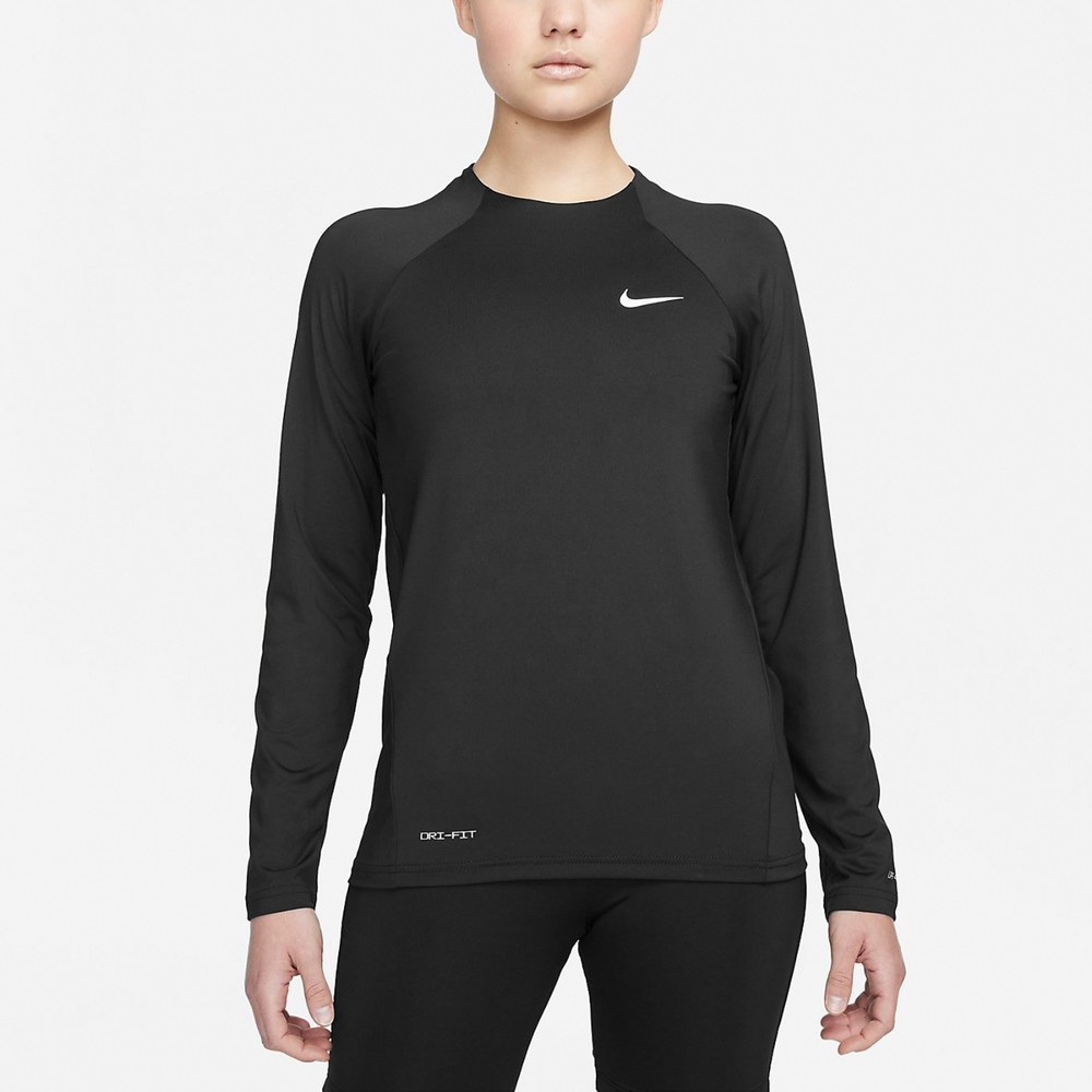 [秉宸] NIKE 長袖 女 防曬衣 ESSENTIAL 成人女性長袖防曬衣 NESSA386 24FWO, , large