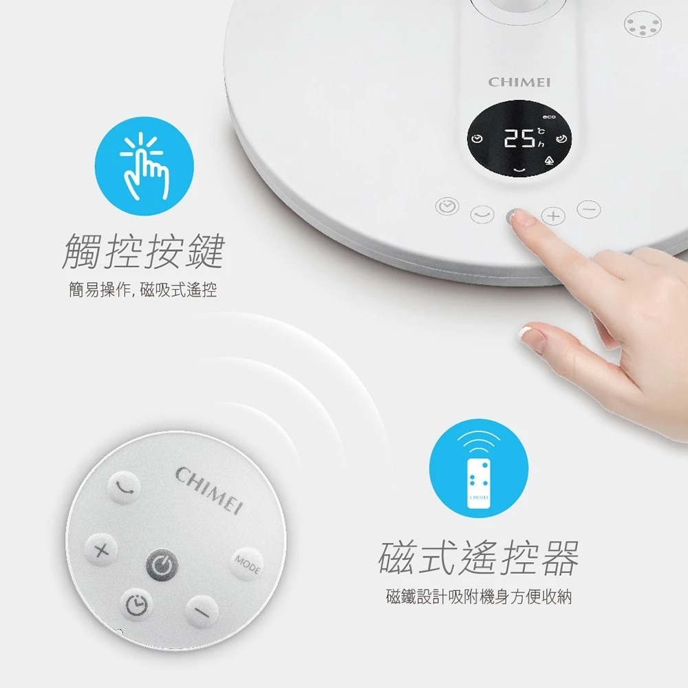 CHIMEI 16” DC Motor Remote Energy-Saving Fan DF-16P801, , large