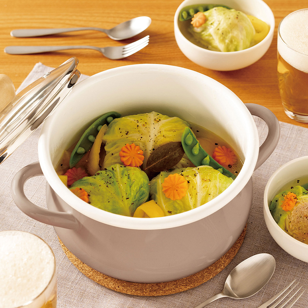 [誠貫]日本和平FREIZ 琺郎深鍋20cm(棕色) RB-3246, , large