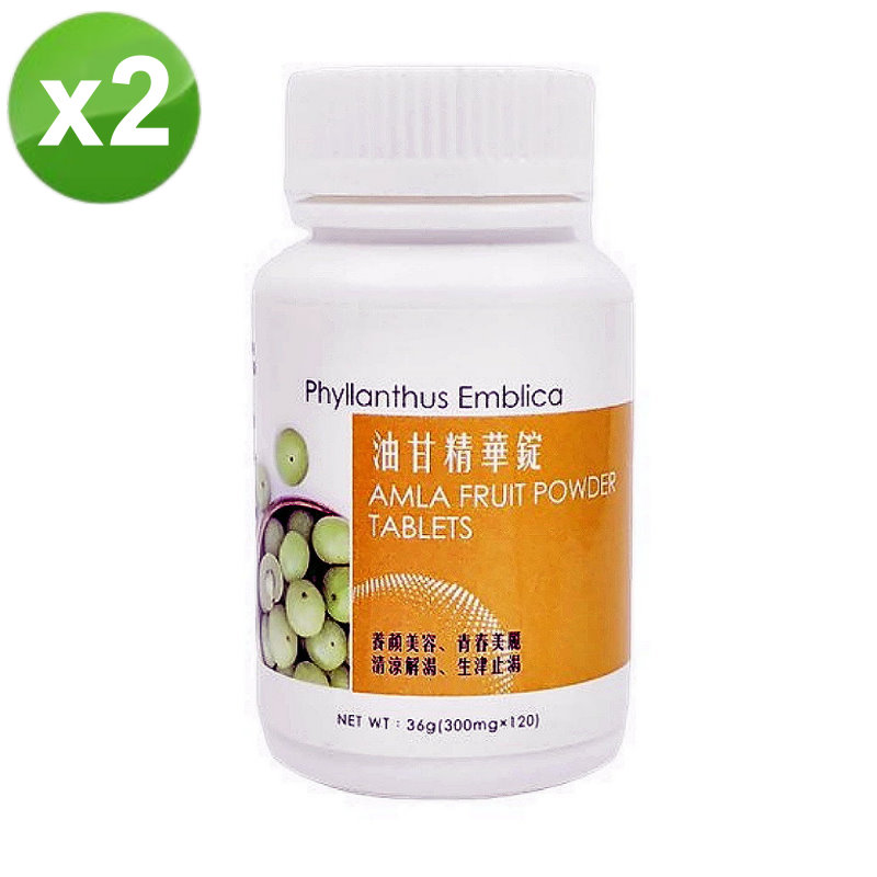 油甘精華錠(300mgx120/瓶)-2瓶/組, , large