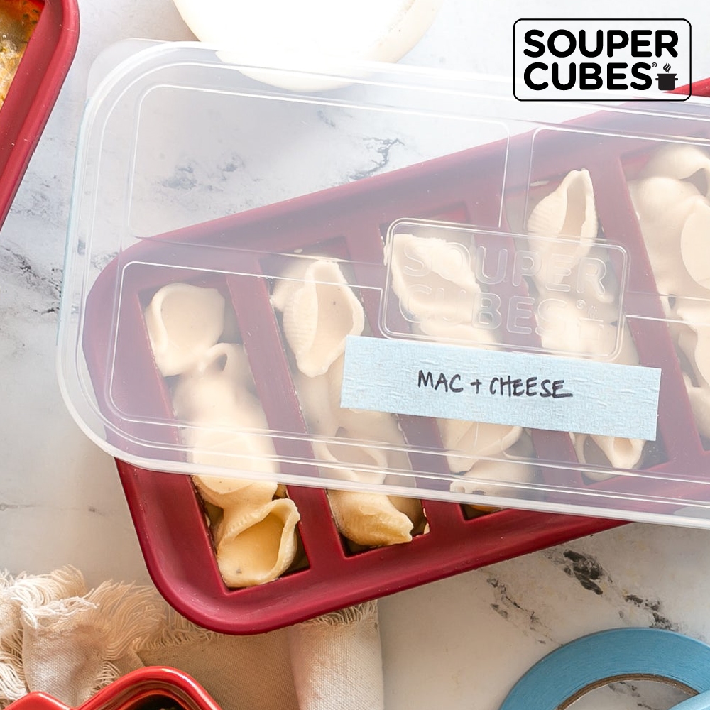 多功能食品級矽膠保鮮盒6格_酒紅色(125ML/格), , large