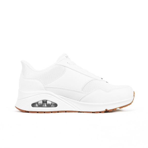 Kixpress-Skechers Uno 女 運動休閒鞋 寬楦 瞬穿 增高 舒適 穿搭 白 [177117WWHT], , large