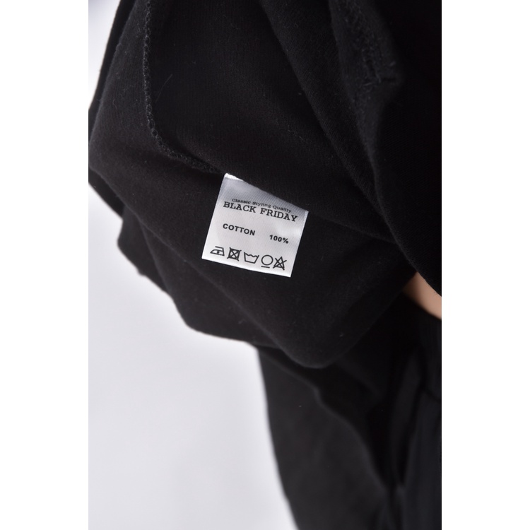(XL) blackfriday質感黑色短袖上衣二手衣, , large