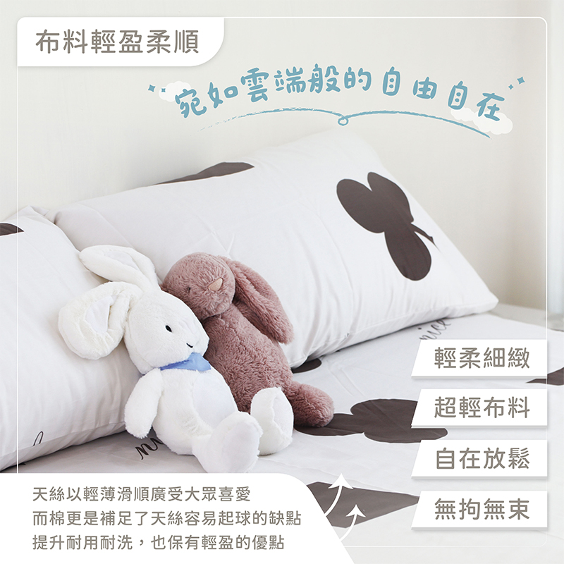 Silky Dream Tencel Cotton Bed Sheet, , large